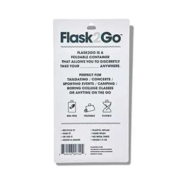 Flask2Go - Foldable Flexible Flask for Events