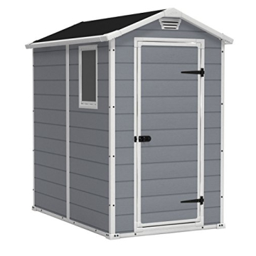 Keter Manor 4x6 Resin Outdoor Storage Shed for Pristine Storage Solutions