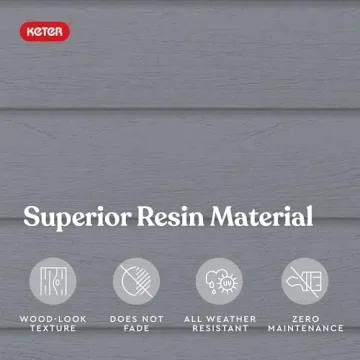 Keter Manor 4x6 Resin Outdoor Storage Shed Kit