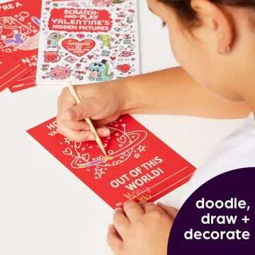 Fun Scratch-and-Play Valentine's Hidden Pictures for Kids
