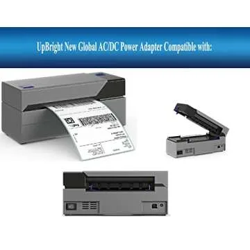 UpBright 24V AC/DC Adapter Compatible with Rollo X1038 Rollo-QR Logistics Label Printer Commercial G...