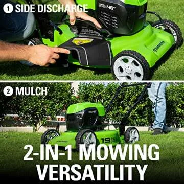 Greenworks 48V Brushless Cordless Lawn Mower for Easy Mowing