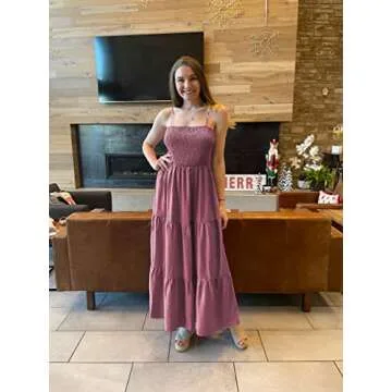 PRETTYGARDEN Women's Summer Maxi Dress - Boho Style