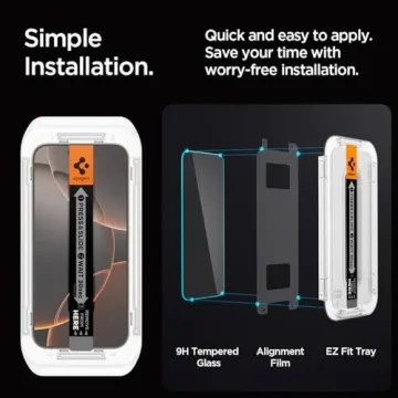 Spigen GlasTR EZ FIT Screen Protector for iPhone 16
