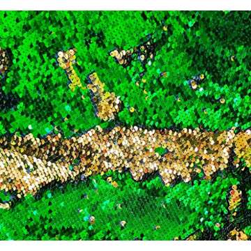 Sensory Wall Sequin Flip Fabric for Kids,2Yard Large Sequins Sensory Graffiti Fabric for Toddlers,Ta...