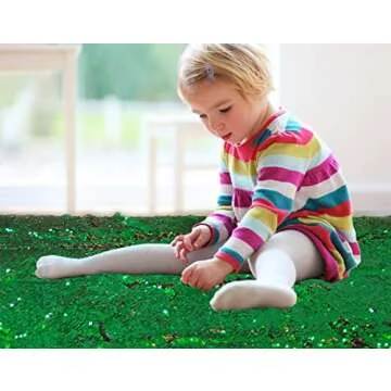 Sensory Wall Sequin Flip Fabric for Kids,2Yard Large Sequins Sensory Graffiti Fabric for Toddlers,Tactile Reversible Fabric Sensory Materials for Classroom Calming Corner(2 yd, Emerald + Gold)