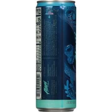 Alani Nu BREEZEBERRY Sugar Free, Low Calorie Energy Drinks | 200mg Caffeine | Biotin B Vitamins | Zero Sugar | 10 Calories | 12 Fl Oz Cans |12 Pack