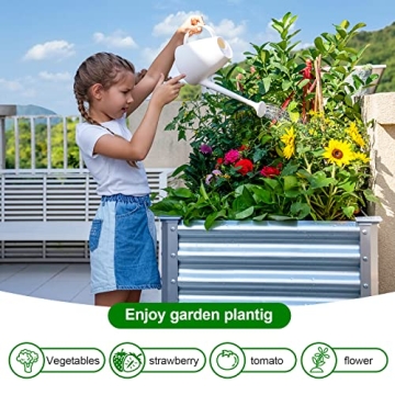Land Guard Raised Garden Bed - Durable 48"x24" Elevated Planter Box