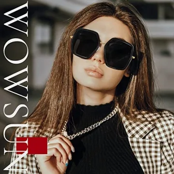 WOWSUN Oversized Women’s Sunglasses with UV Protection
