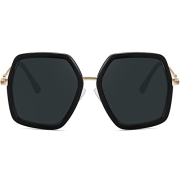 WOWSUN Oversized Women’s Sunglasses with UV Protection