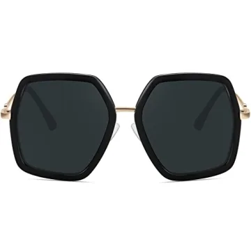 WOWSUN Oversized Women’s Sunglasses with UV Protection