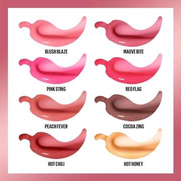 MAYBELLINE Lifter Gloss Lifter Plump, Plumping Lip Gloss with Chili Pepper and 5% Maxi-Lip, Mauve Bite, Sheer Mauve, 1 Count