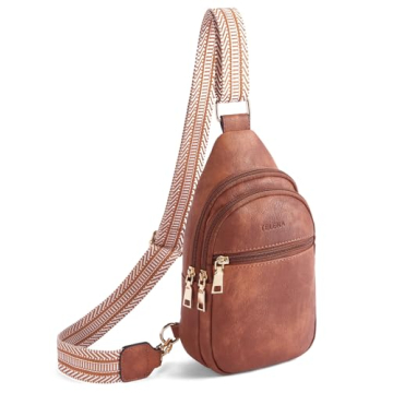Telena Sling Bag - Crossbody Fanny Pack for Women, Adjustable Strap in Brown