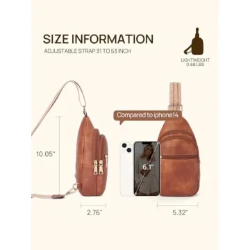 Telena Sling Bag for Women Lightweight Crossbody Design