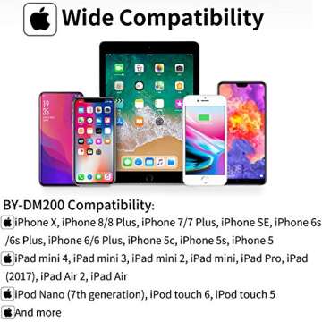 BOYA iPhone Directional Microphone Lightning, Digital Cardioid MFI Lightning Mic with Superb Sound f...