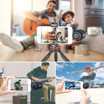 BOYA Cardioid Microphone for iPhone, High-Quality Audio