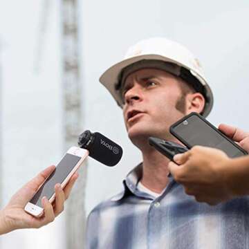 BOYA Cardioid Microphone for iPhone, High-Quality Audio