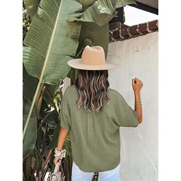 Stylish HOTOUCH Casual Blouse for Summer Wear