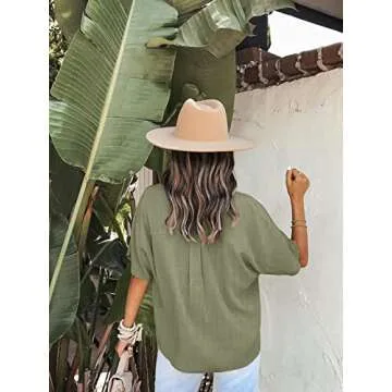 Stylish HOTOUCH Casual Blouse for Summer Wear