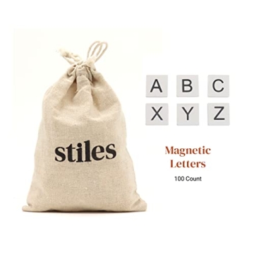 Wooden Magnetic Letter Tiles for Educational Fun and Creativity