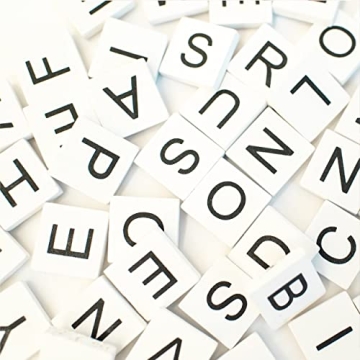 Wooden Magnetic Letter Tiles for Educational Fun and Creativity