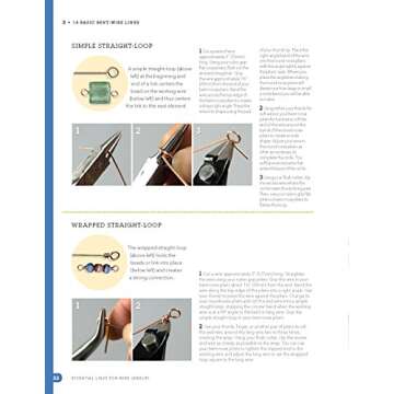 Essential Links for Wire Jewelry, 2nd Edition: The Ultimate Reference Guide to Creating More Than 300 Intermediate-Level Wire Jewelry Links (Design Originals) 10 Projects & Basic Shapes Step-by-Step