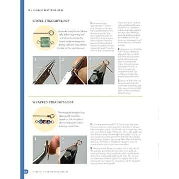 Essential Links for Wire Jewelry, 2nd Edition: The Ultimate Reference Guide to Creating More Than 300 Intermediate-Level Wire Jewelry Links (Design Originals) 10 Projects & Basic Shapes Step-by-Step