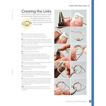 Essential Links for Wire Jewelry, 2nd Edition: The Ultimate Reference Guide to Creating More Than 300 Intermediate-Level Wire Jewelry Links (Design Originals) 10 Projects & Basic Shapes Step-by-Step