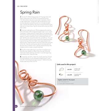 Essential Links for Wire Jewelry, 2nd Edition: The Ultimate Reference Guide to Creating More Than 300 Intermediate-Level Wire Jewelry Links (Design Originals) 10 Projects & Basic Shapes Step-by-Step