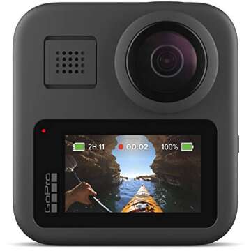 GoPro MAX 360 Action Camera with Free Promotional SanDisk Extreme 32GB microSDHC Memory Card