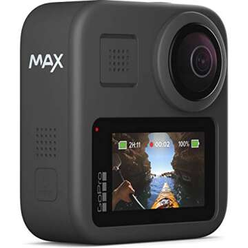 GoPro MAX 360 Action Camera with Free Promotional SanDisk Extreme 32GB microSDHC Memory Card