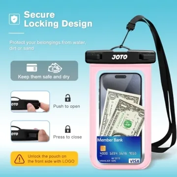 JOTO Universal Waterproof Pouch IPX8 Certified for Smartphones