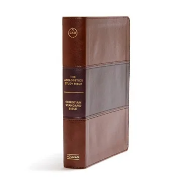 CSB Apologetics Study Bible in Mahogany LeatherTouch - Indexed and Comprehensive