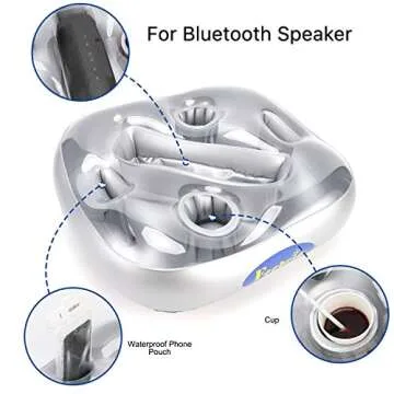 FEEBRIA Upgraded Pool Drink Holder – Large & Functional