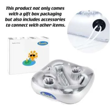 FEEBRIA Upgraded Pool Drink Holder – Large & Functional