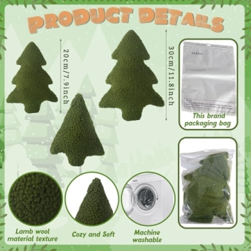 Shappy Winter Tree Pillows - Soft & Cute Christmas Decor