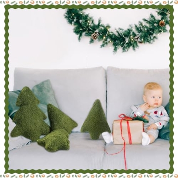 Shappy Winter Tree Pillows - Soft & Cute Christmas Decor