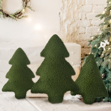 Shappy Winter Tree Pillows - Soft & Cute Christmas Decor