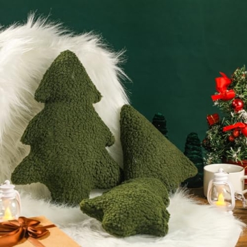 Shappy Winter Tree Pillows - Soft & Cute Christmas Decor