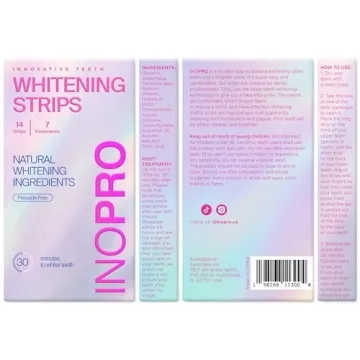 InoPro Teeth Whitening Strips for Sensitive Teeth