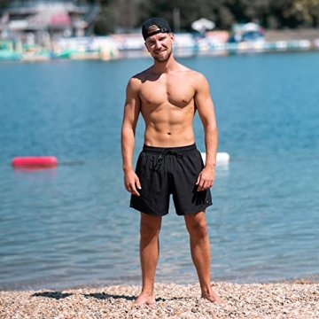 BRISIRA Men's Swim Trunks Quick Dry Compression Liner