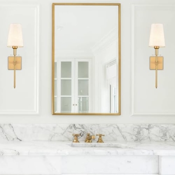 TEENYO Modern Gold Wall Sconces Set for Stylish Illumination