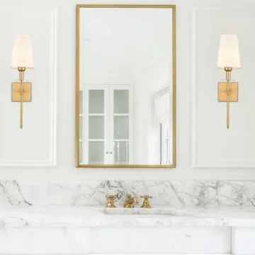 TEENYO Modern Gold Wall Sconces Set for Stylish Illumination