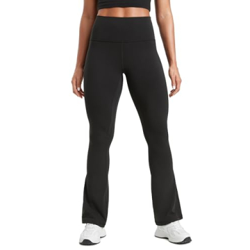 CRZ YOGA Butterluxe High Waist Mini Flared Leggings - Stylish & Comfortable Yoga Pants with Hidden P...