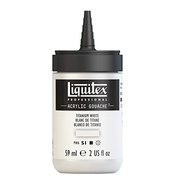 Liquitex 2-oz Acrylic Gouache in Titanium White for Artists