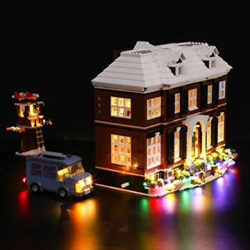BRIKSMAX Led Lighting Kit for Ideas Home Alone - Compatible with Lego 21330 Building Blocks Model- Not Include The Lego Set