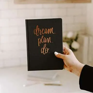 Dream Plan Do Motivational Journal - Chic Grey & Rose Gold