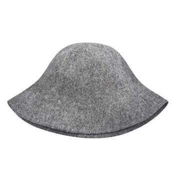 ZLYC Women's Wool Bucket Hat for Fashion and Warmth