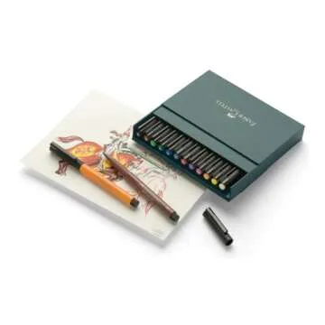 Faber-Castell Pitt Artist Brush Pens Set - 12 Colors