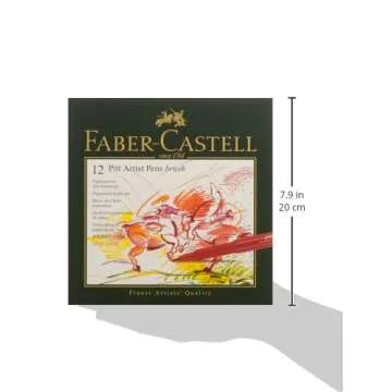 Faber-Castell Pitt Artist Brush Pens Set - 12 Colors